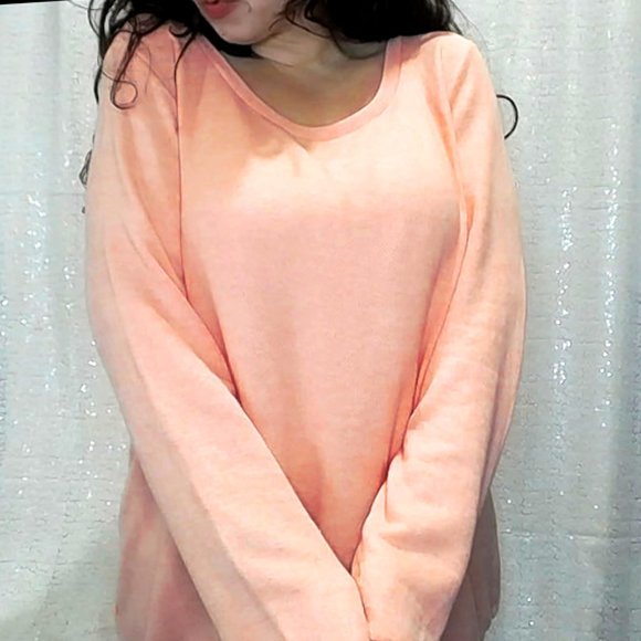 Orange vintage style sweater with Bows in the back - Picture 3 of 5